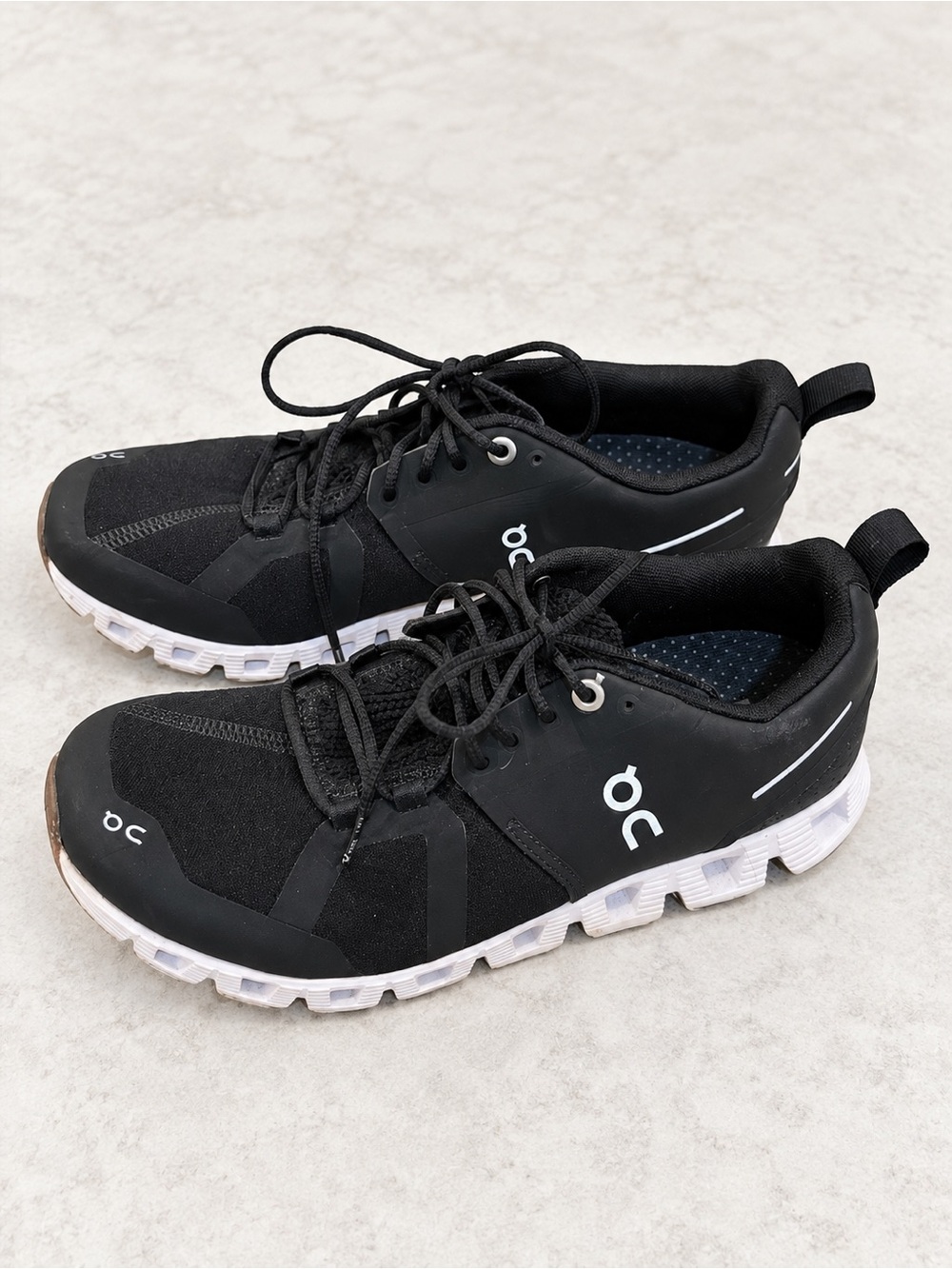 On Cloud Women’s Running Shoes Black White CloudTec Sneakers Size 7.5